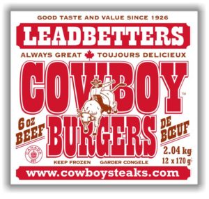 Leadbetters Foods Cowboy Burgers