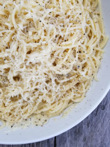 A delicious black pepper and cheese Pasta