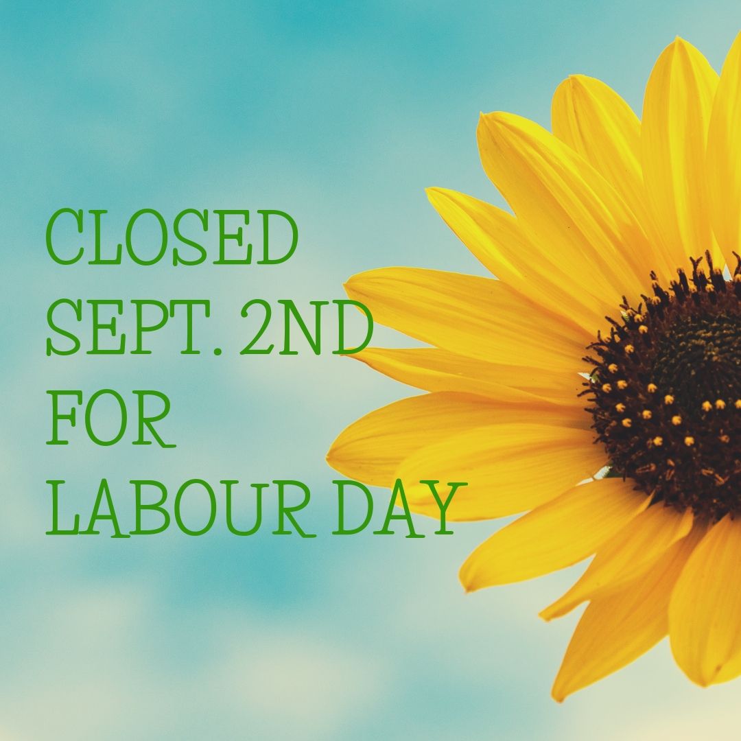 Closed for Labour Day